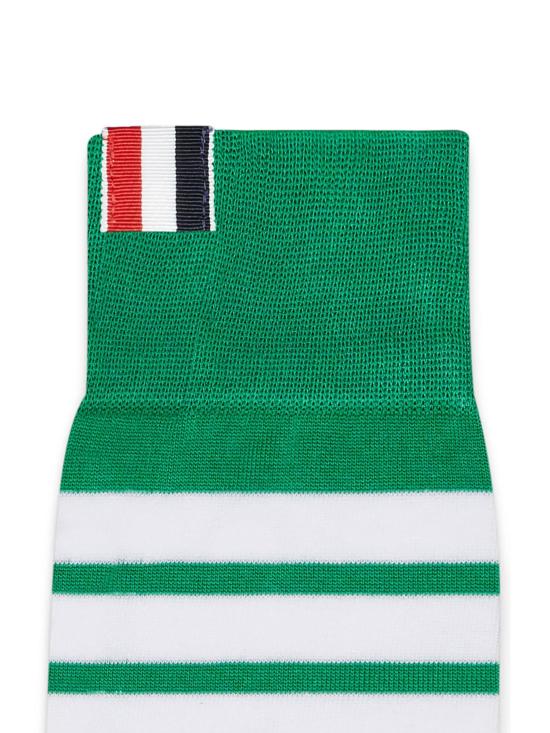 26SS 톰브라운 라이트웨이트 코튼 4바 미드카프 삭스 FAS020B 01690345 - THOM BROWNE