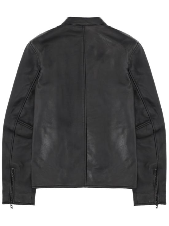 26SS 디젤 가죽 자켓 A18588 0AJIR9XX BLACK - DIESEL