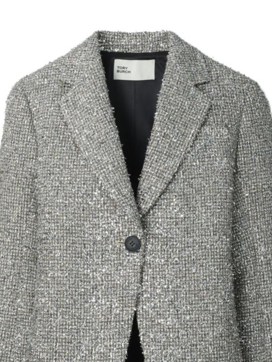 26SS 토리버치 수트 자켓 169343 027 Metallic silver - TORY BURCH