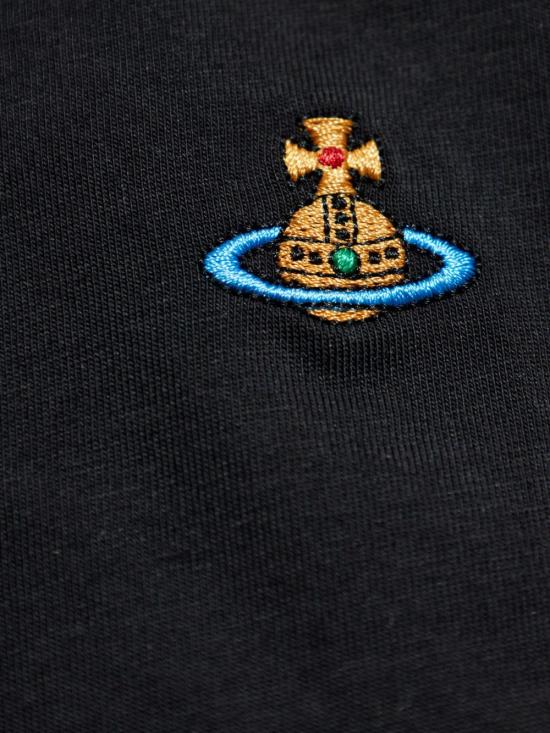 26SS 비비안웨스트우드 반팔 티셔츠 3G01004X J001MN401 Black - VIVIENNE WESTWOOD