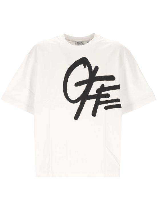 26SS 오프화이트 반팔 티셔츠 44MAA120S26J00L 100 White