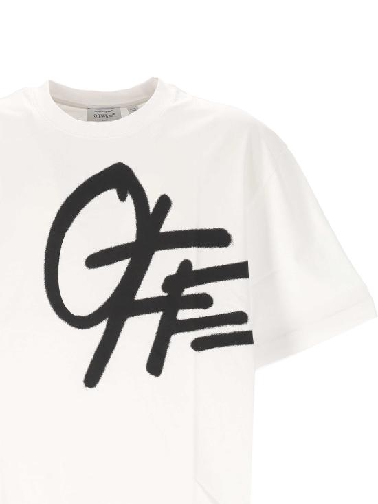 26SS 오프화이트 반팔 티셔츠 44MAA120S26J00L 100 White - OFF WHITE