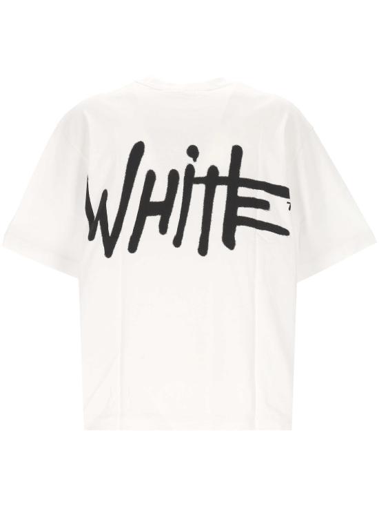 26SS 오프화이트 반팔 티셔츠 44MAA120S26J00L 100 White - OFF WHITE