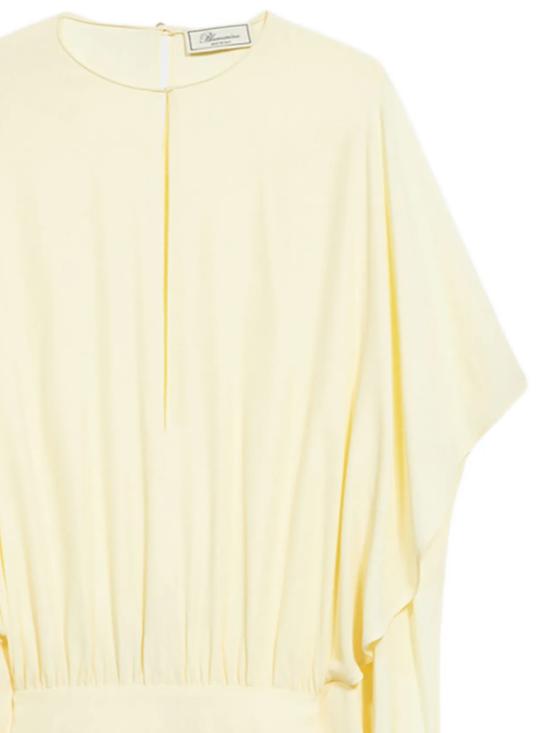 26SS 블루마린 긴팔 티셔츠 P622C449A N0218 Vanilla - BLUMARINE