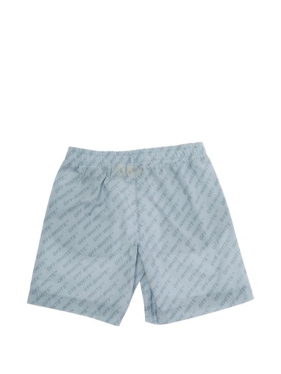 26SS [키즈] 오프화이트 쇼츠/버뮤다 44BCB00CS26F001 451 Dusty blue - OFF WHITE