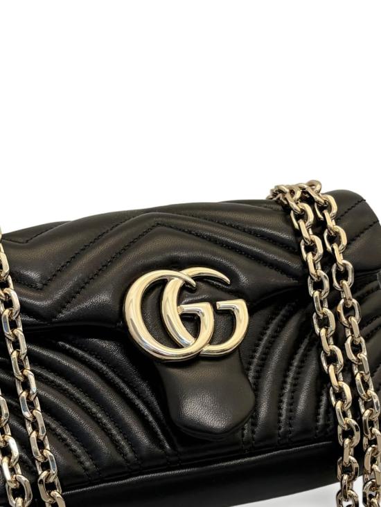 26SS 구찌 GG 마몽 스몰 숄더백 837280 AAE381000 LA BLACK - GUCCI
