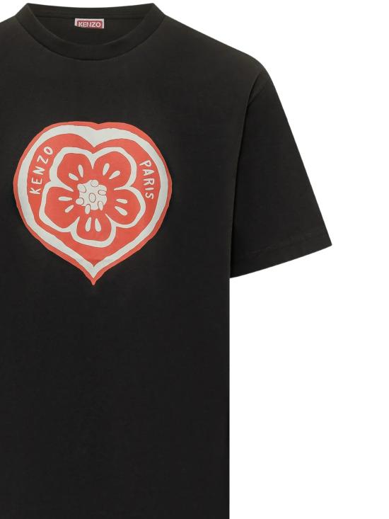 26SS 겐조 반팔 티셔츠 FG55TS2074SO 99J Black - KENZO