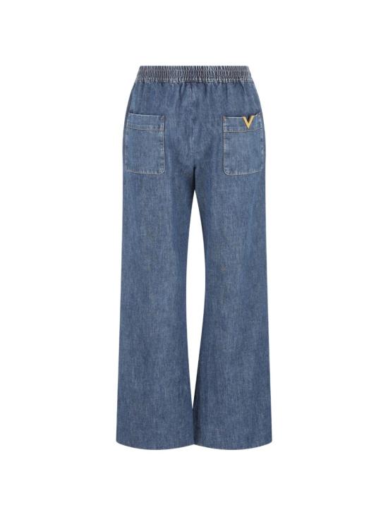 26SS 발렌티노 PAP 데님 팬츠 8B3DD21K 9YA558 MEDIUM BLUE - VALENTINO PAP