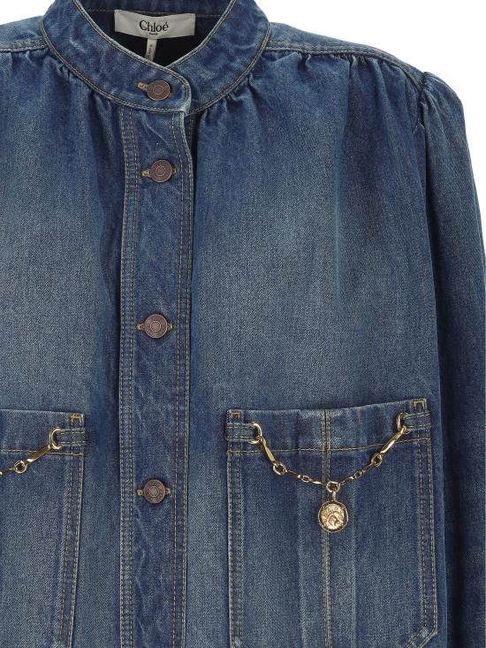 26SS 끌로에 수트 자켓 26SDV09258 4A1 FADED INDIGO - CHLOE