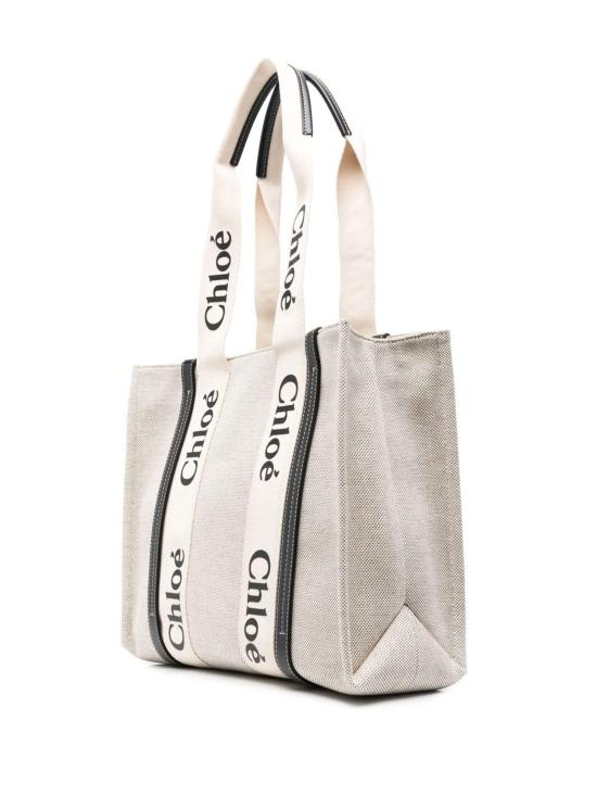 26SS 끌로에 토트백 C22AS383I26 91J White Blue 1 - CHLOE