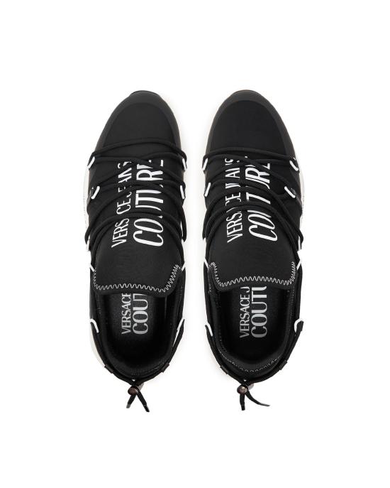 25FW 베르사체 폰도 다이나믹 로고 트레이너 79YA3SA6 ZS915 L01 NERO BIANCO - VERSACE