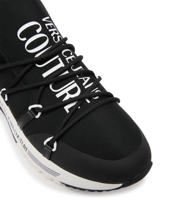 25FW 베르사체 폰도 다이나믹 로고 트레이너 79YA3SA6 ZS915 L01 NERO BIANCO - VERSACE