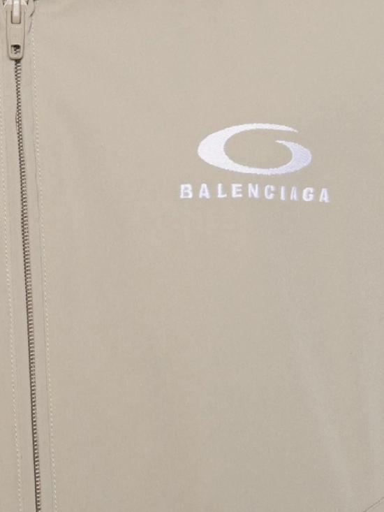 26SS 발렌시아가 루프 스포츠 아이콘 로고 트랙 수트 자켓 857673 TRO319577 Dune - BALENCIAGA