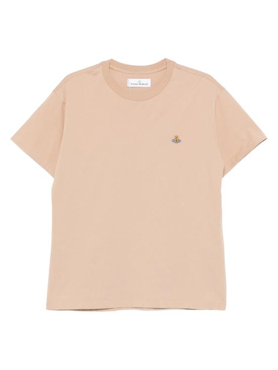 26SS 비비안웨스트우드 클래식 ORB 로고 티셔츠 3G010013 J001MD403 Hazel
