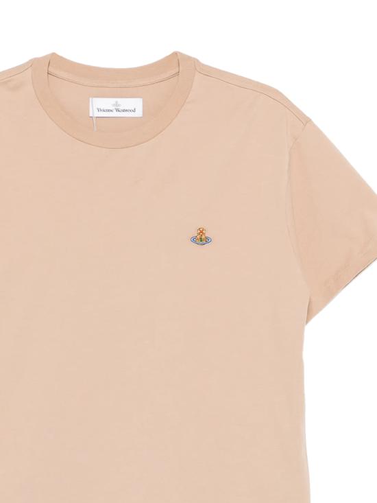 26SS 비비안웨스트우드 클래식 ORB 로고 티셔츠 3G010013 J001MD403 Hazel - VIVIENNE WESTWOOD