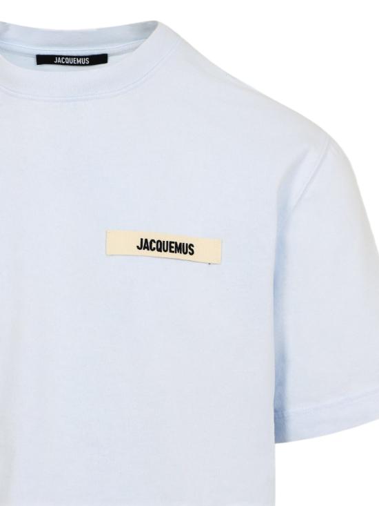 26SS 자크뮈스 그로그랭 로고 티셔츠 TSM00133AJ00226 321 Blue - JACQUEMUS