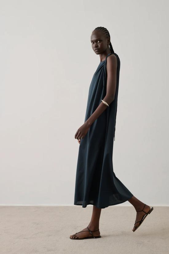 26SS 쉐르 미디 원피스 ROB0738 BLE31 Blue - SOEUR