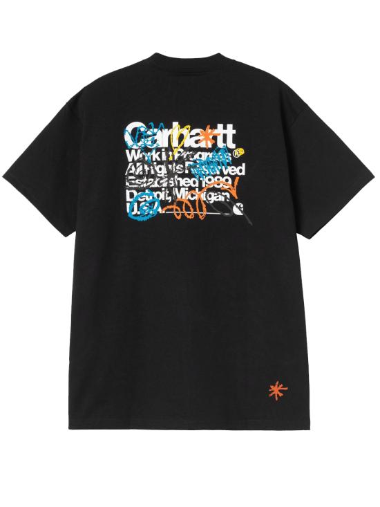 26SS 칼하트 WIP 반팔 티셔츠 I036238 89 XX Black - CARHARTT WIP