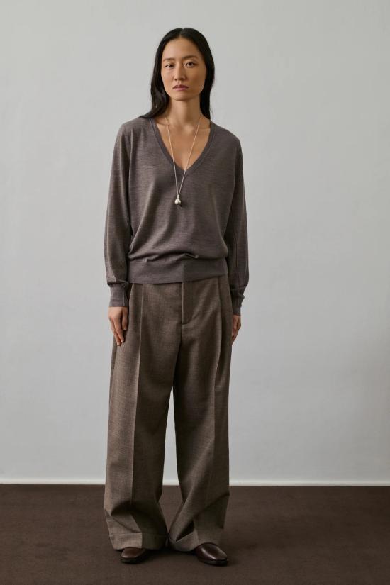 26SS 쉐르 스트레이트 팬츠 PAN0973 ECR41 Beige - SOEUR