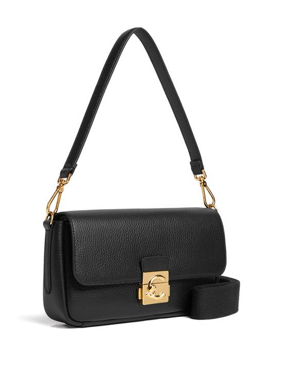 26SS 코치넬리 숄더백 E1U4K120201 001 Black - COCCINELLE