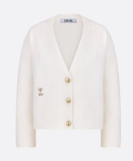 26SS [키즈] 디올 가디건 6SBM14CARC 23I Ivory Gold