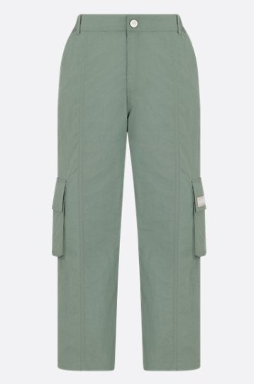 26SS [키즈] 디올 스트레이트 팬츠 6SBM21PAND 400 Green