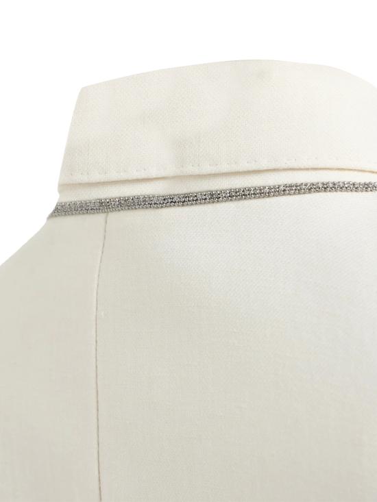 26SS 브루넬로 쿠치넬리 모닐리 비스코스 & 리넨 플루이드 트윌 블레이저 MH1267621 C579 - BRUNELLO CUCINELLI