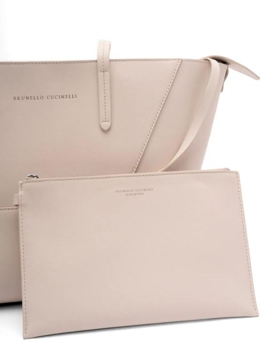 26SS 브루넬로 쿠치넬리 토트백 MBXAD2573 C8922 MOONBEAM - BRUNELLO CUCINELLI