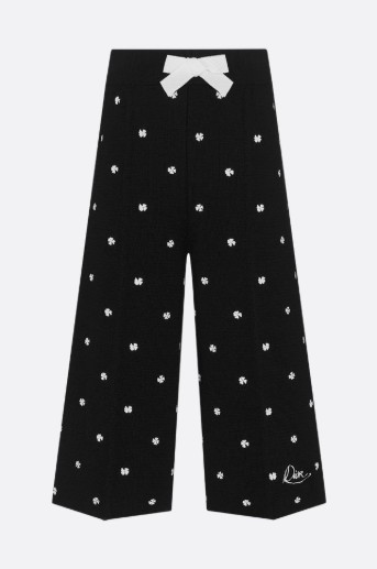 26SS [키즈] 디올 스트레이트 팬츠 6SBM14PAND 900 Black