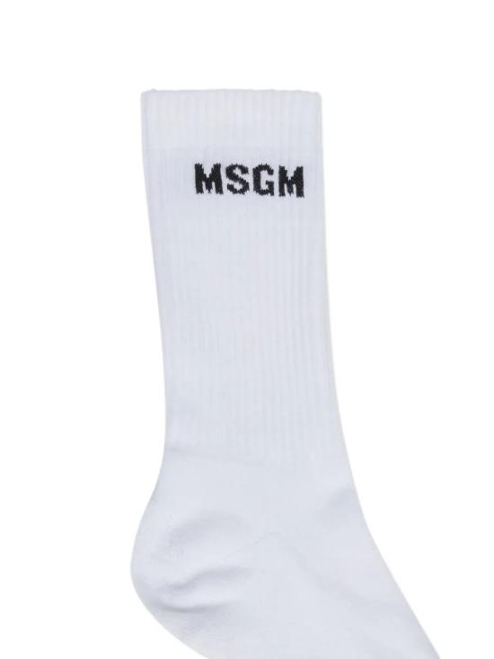 26SS 엠에스지엠 양말 4040MS05 267075 01 WHITE - MSGM