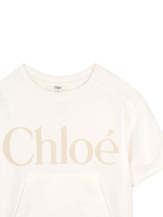 26SS [키즈] 끌로에 원피스 C21230 117 BIANCO SPORCO - CHLOE