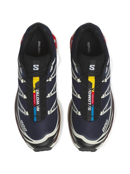 26SS 살로몬 스니커즈 L49105400 X Maritime Blue Black Fiery Red - SALOMON