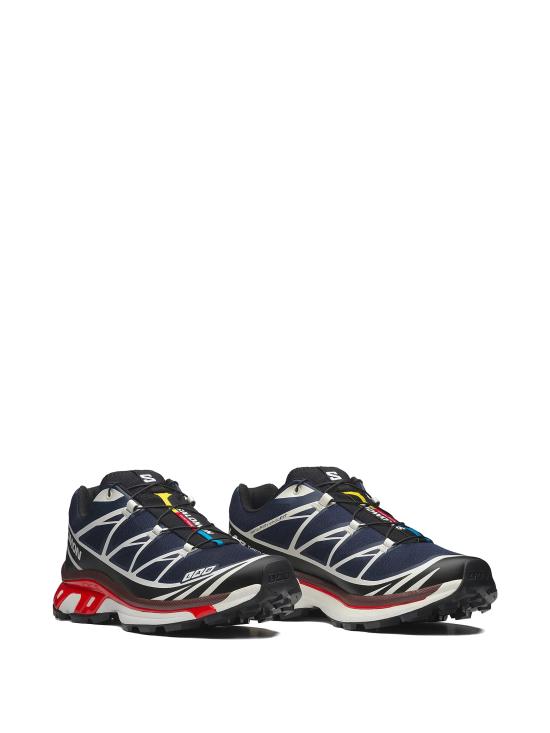 26SS 살로몬 스니커즈 L49105400 X Maritime Blue Black Fiery Red - SALOMON