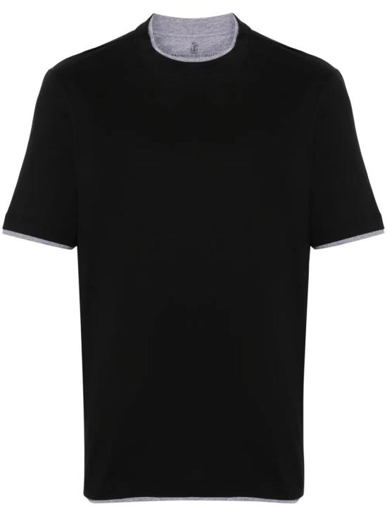 26SS 브루넬로 쿠치넬리 탑 M0B137427 CCB75 NERO