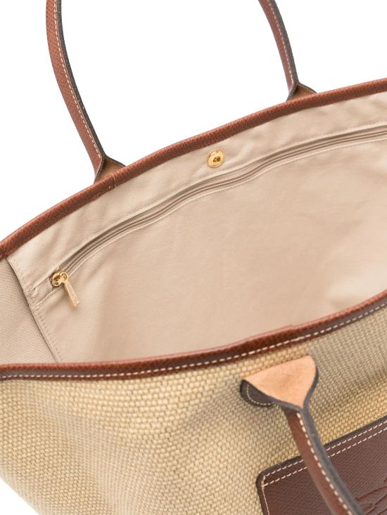 26SS 롱샴 르 플리아쥬 컬렉션 L 바스킷백 10308HGK 035 Brun - LONGCHAMP