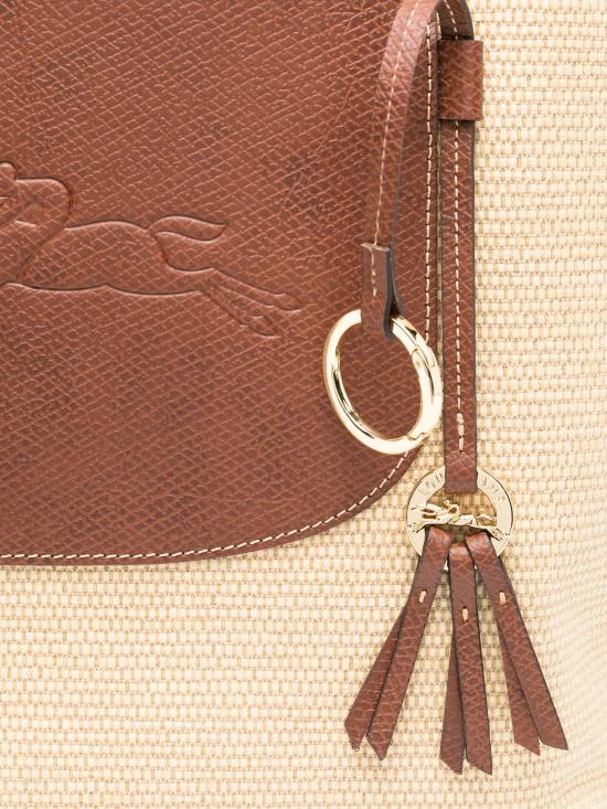 26SS 롱샴 르 플리아쥬 컬렉션 L 바스킷백 10308HGK 035 Brun - LONGCHAMP