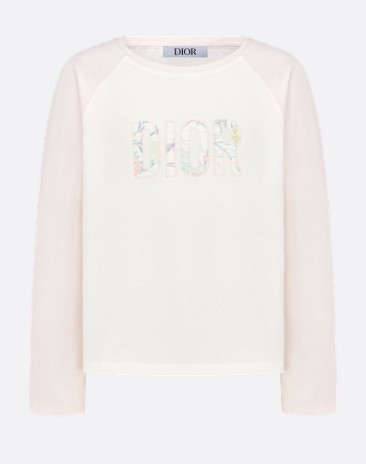 26SS [키즈] 디올 티셔츠 6SBM13TEEM 47E Off White Paint