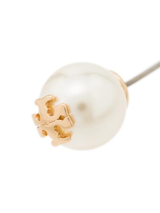 26SS 토리버치 크리스탈 펄 스튜디오 이어링 11165514 110 IVORY TORY GOLD - TORY BURCH