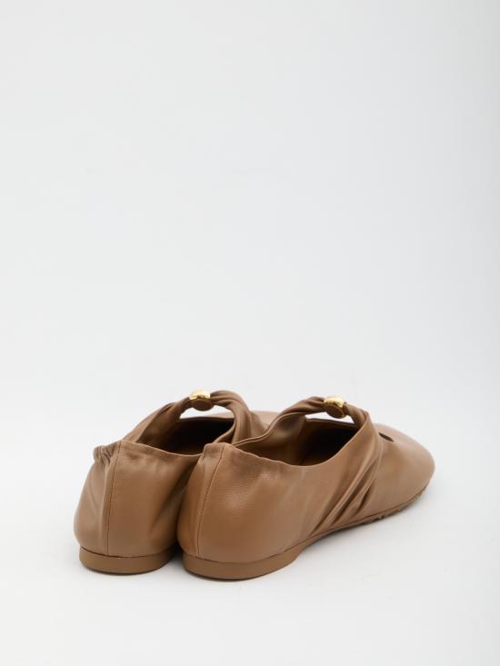 26SS 로에베 플랫 슈즈 L815466X46 BROWN - LOEWE