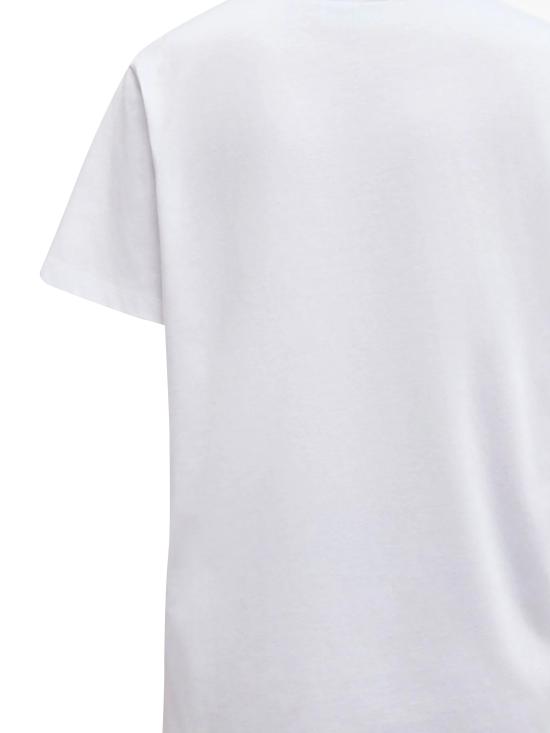 26SS 가니 웨스턴 부츠 프린트 티셔츠 A1050075 151 White - GANNI