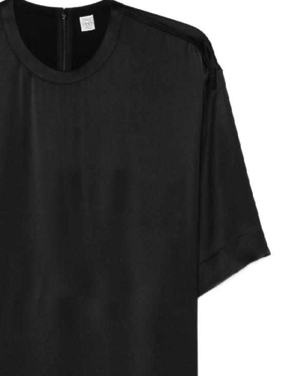 26SS 토템 반팔 티셔츠 261WRT0629FB0546 001 Black - TOTEME