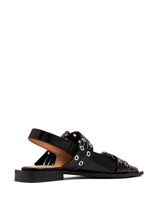 26SS 가니 페미닌 버클 발레리나 S2730 099 Black - GANNI