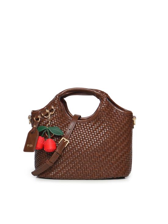 26SS 브이73 토트백 73BS9O602 ZELDAMORO Marrone