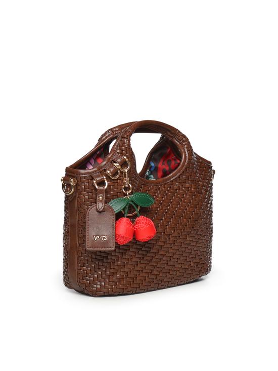 26SS 브이73 토트백 73BS9O602 ZELDAMORO Marrone - V73