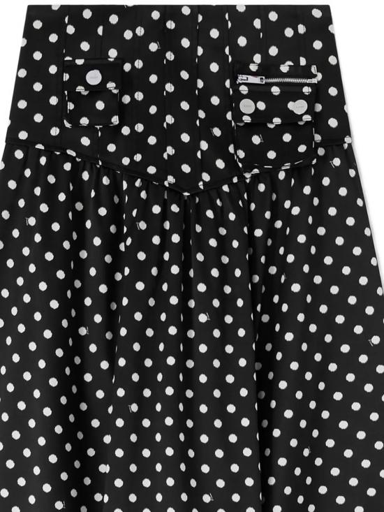 26SS 가니 미디 스커트 A1090065 099 Black - GANNI