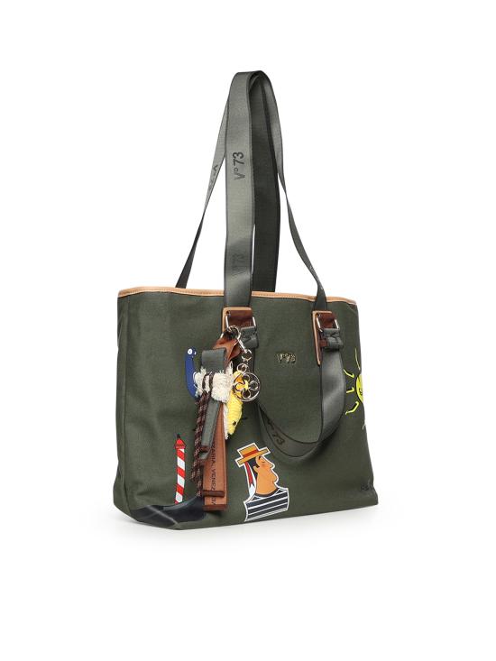26SS 브이73 토트백 73BS9TZ01C TITAVERDE NATURALE Natural green - V73