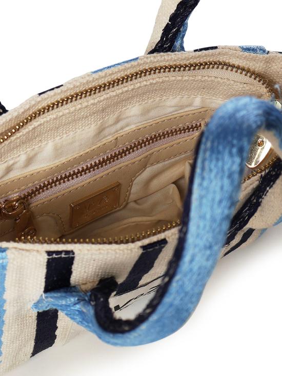 26SS 브이73 토트백 73BS9MV03R ILENEAZZURRO MULTICOLOR LIGHT BLUE MULTI - V73