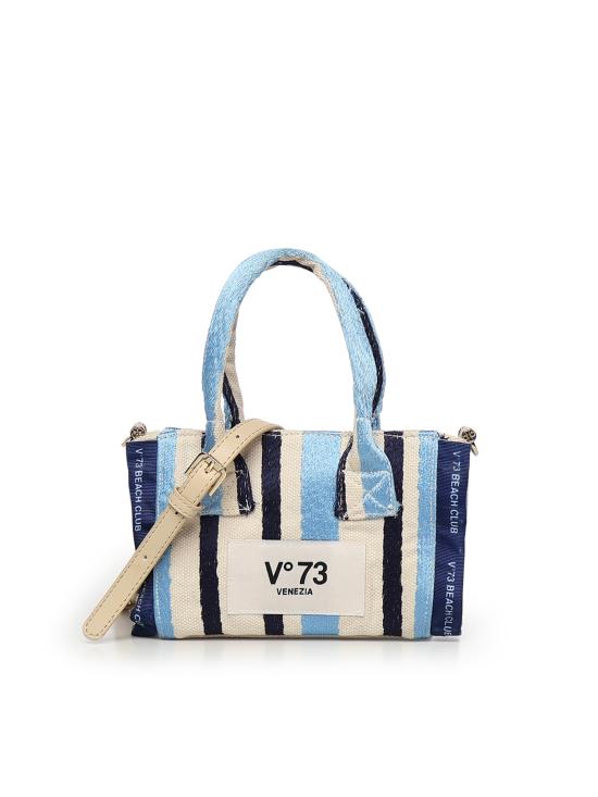 26SS 브이73 토트백 73BS9MV03R ILENEAZZURRO MULTICOLOR LIGHT BLUE MULTI