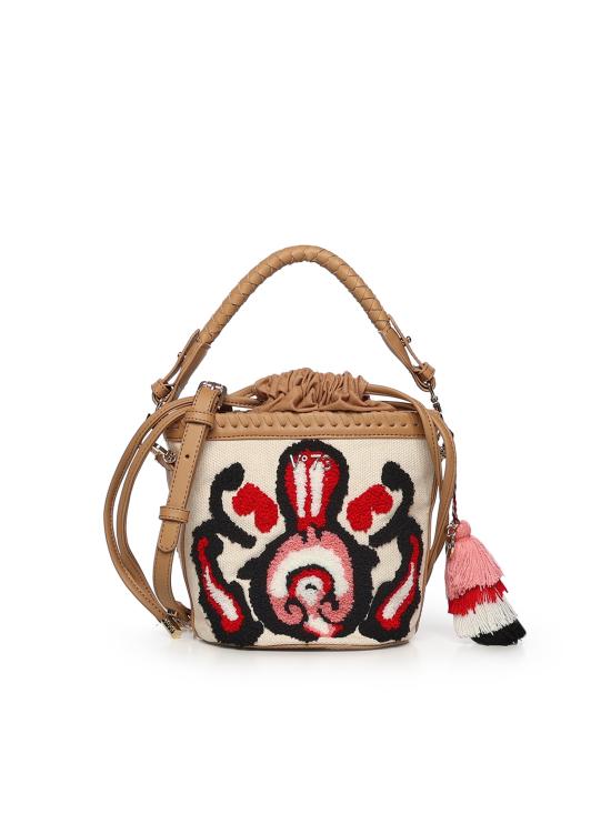 26SS 브이73 숄더백 73BS9NA02 MARILENACUOIO MULTICOLOR tan multicolor