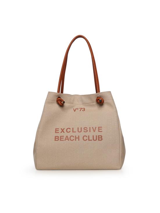 26SS 브이73 숄더백 73BS9QM01 EXCLUSIVENATURALE CUOIO Natural tan